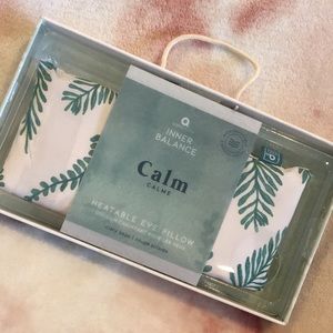 Aroma Home Inner Balance Calm Heatable Eye Pillow Clary Sage Scent. NWT